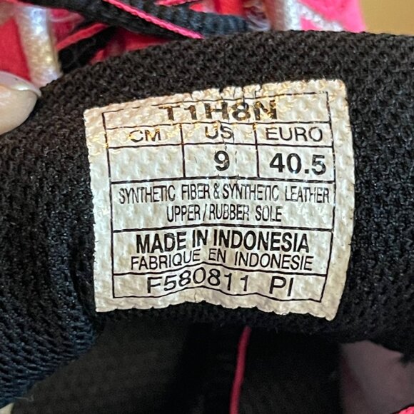 Asics Gel-Blurr33 Womens Sz 9/40.5EU Solyte Technology Running Shoes Pink Gray - Picture 8 of 9